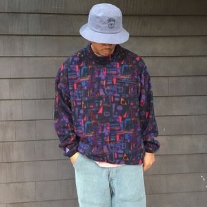 VINTAGE NIKE ACG MOCK NECK SWEATSHIRT TRIBAL 90s
